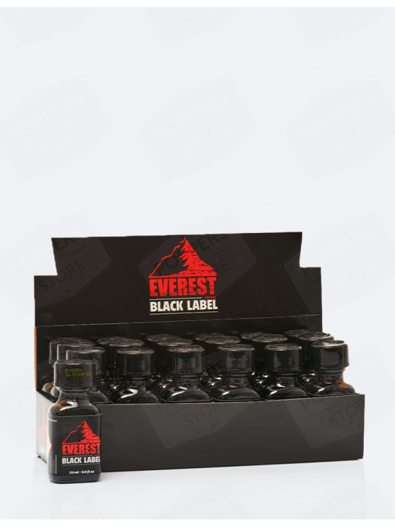 18-pack Everest Black poppers display