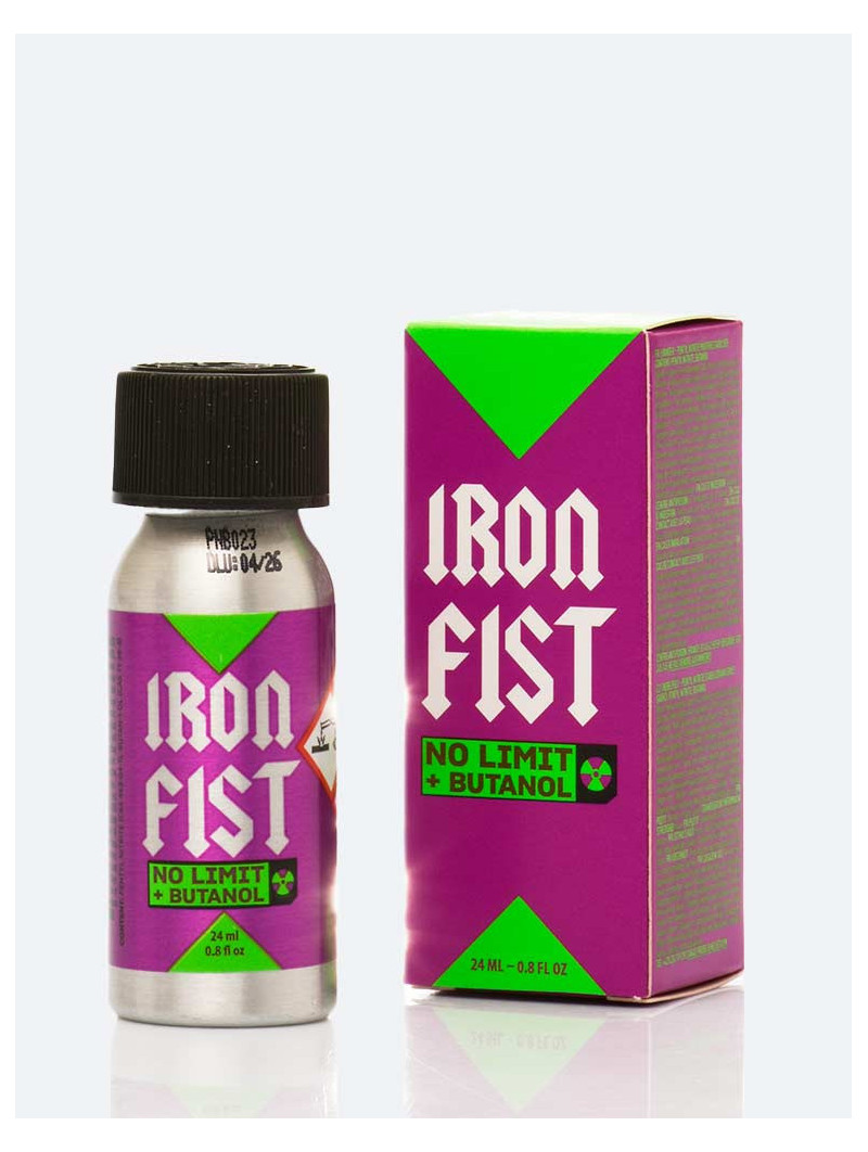 Iron Fist No Limit Butanol 24ml Wholesale Poppers