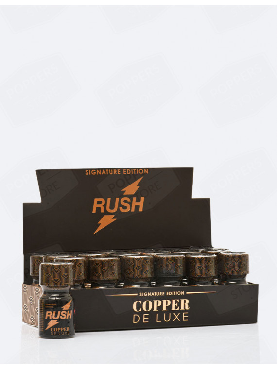 Rush Copper de Luxe poppers display stand