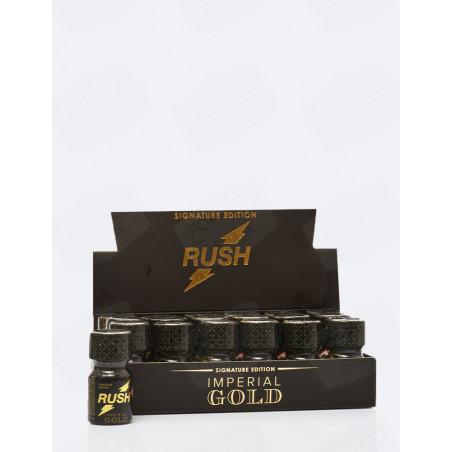 Rush Imperial Gold Poppers Display Stand