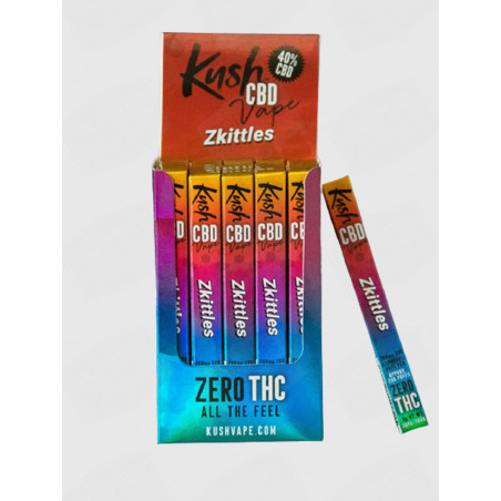 Zkittles Kush Vape display stand. CBD vape pens.